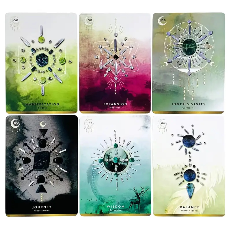 Оракул Кристалічної Сітки 72 карти Crystal Grid Oracle 72 Cards. Карти Таро.