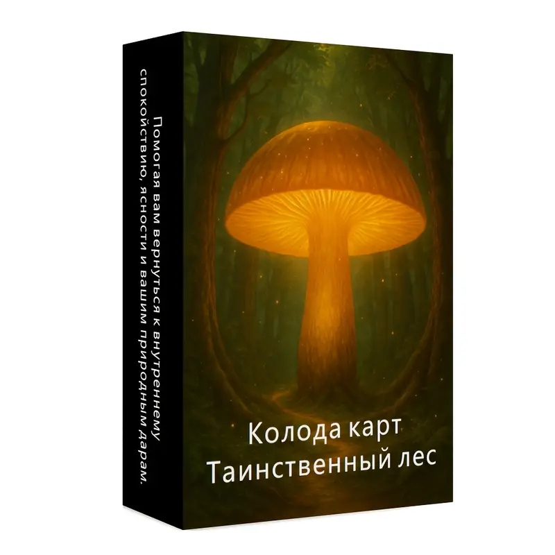 Колода карт Таємничий Ліс 48 карт 12х8 см Карти Таро.