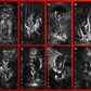 Гоетія Таро у Темряві 78 карт 10,5 х 6 см. Goetia Tarot in Darkness. Карти Таро.