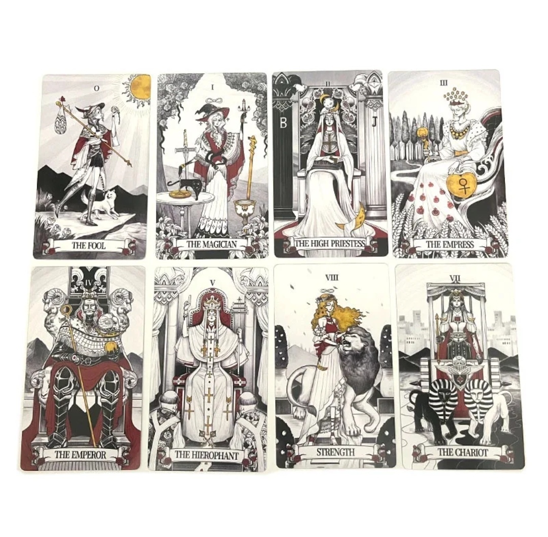 Таємне Дзеркало Таро. 80 корт 12 х 7 см Secret Mirror Tarot. Карти Таро.