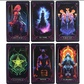 Неонове Таро 78 карт. Inspiret Neon Tarot. Карти Таро.