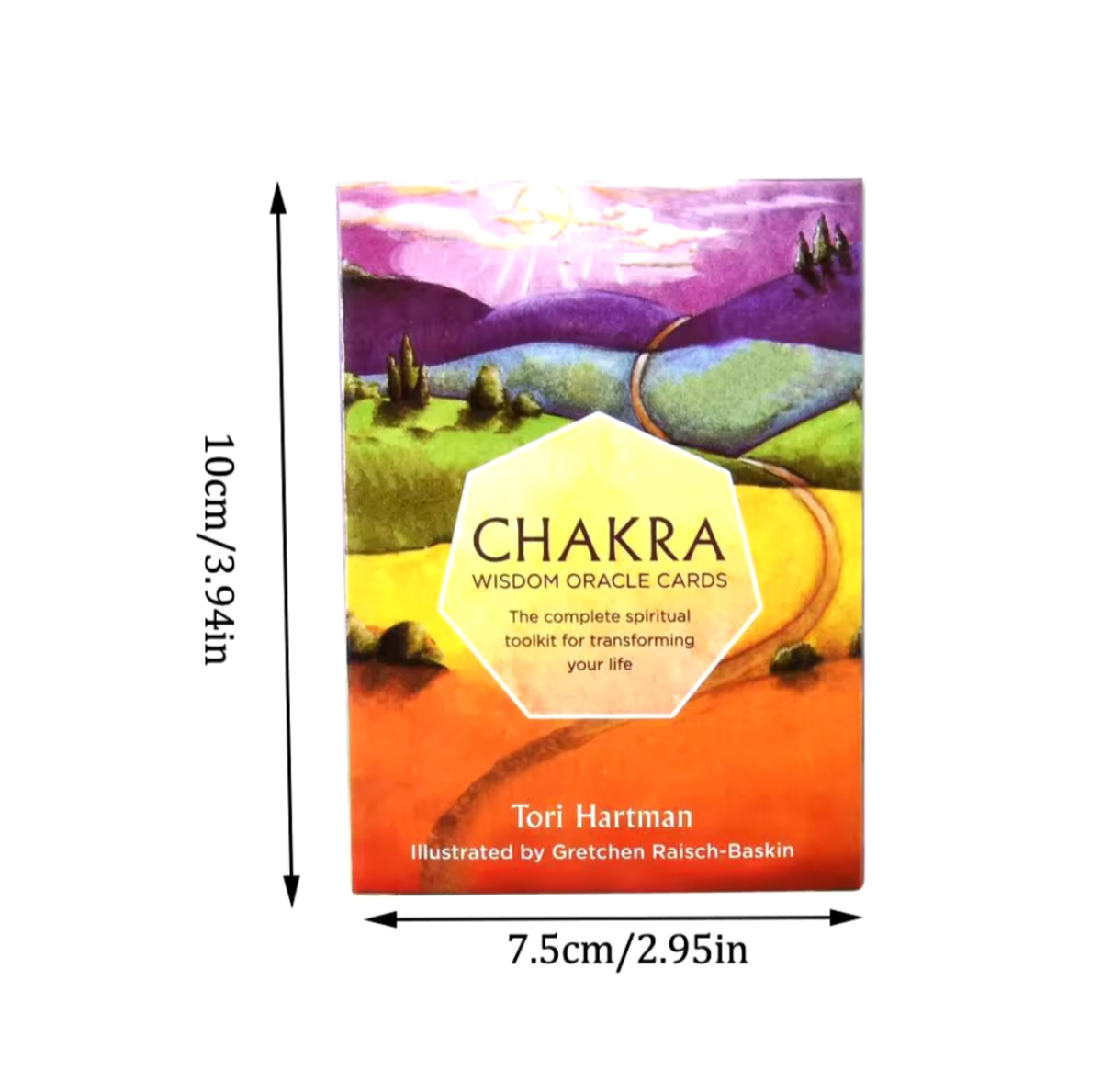 Оракули Чакри. Джерело мудрості 49 карт 10.5 х 7.5 см. Chakra Wisdom Oracle Cards.