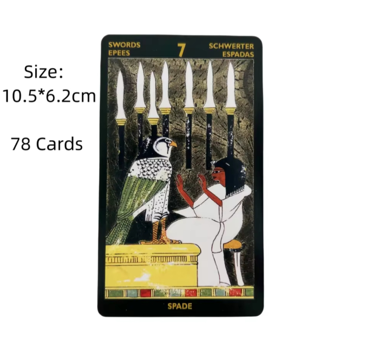 Таро Нефертарі 78 карт 10.5 х 6 см Tarot Nefertari. Карти Таро