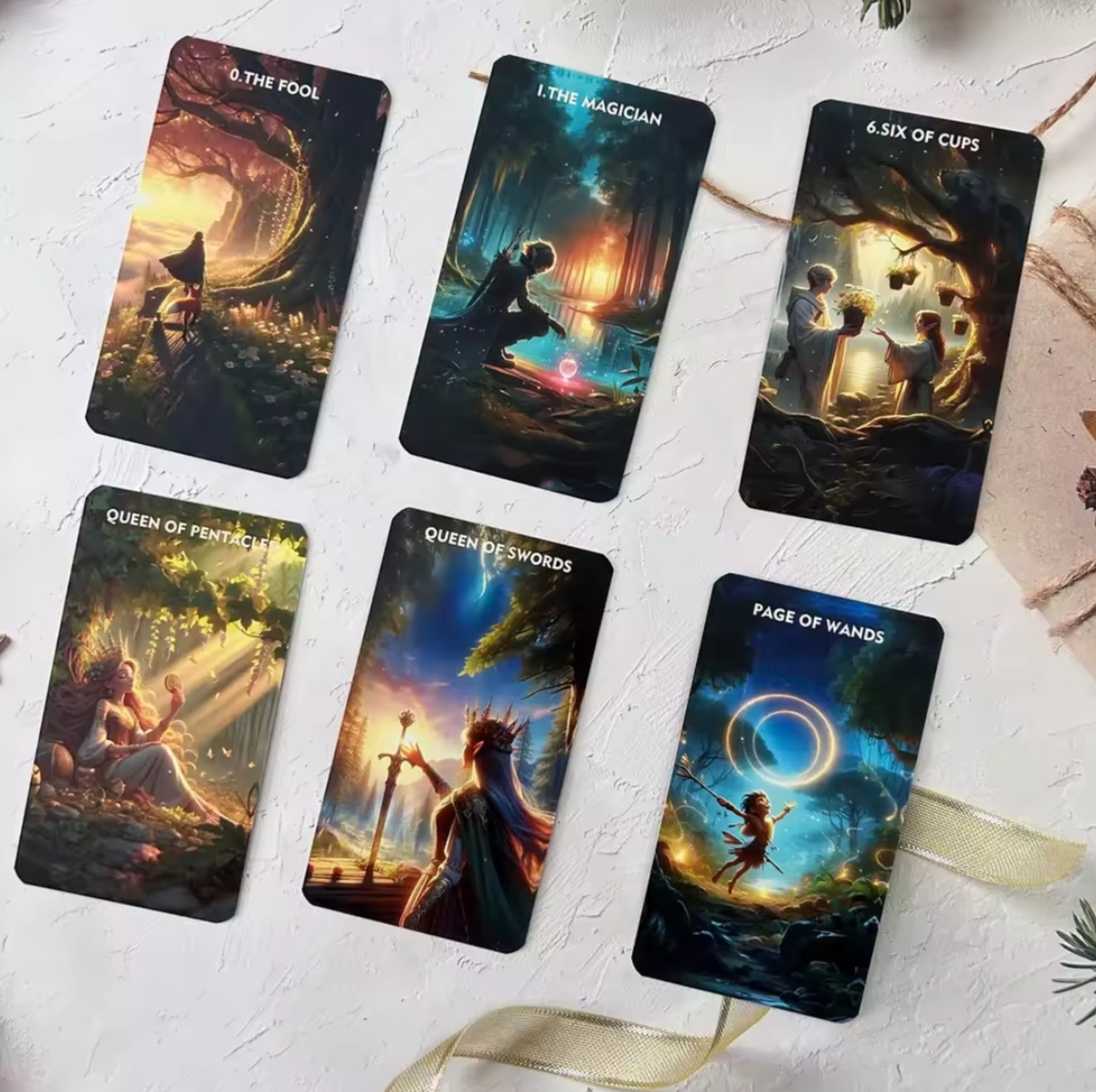 Таро Містичного Лісу 78 + 1 карт 68 х 12 см Mystic Forest Tarot Cards