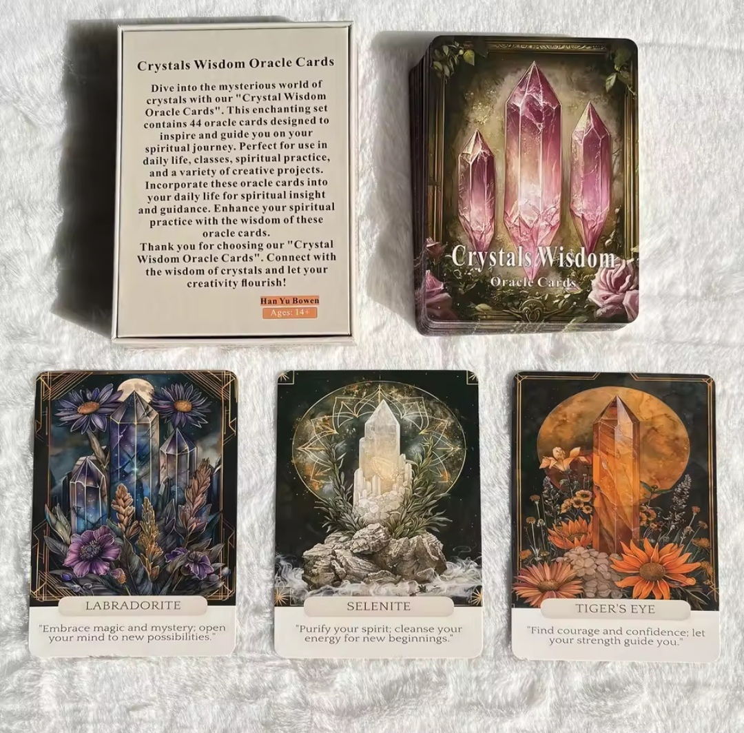Карти Оракула Кришталевої Мудрості 44 карти. Craystais Wisdom Oracie Cards.