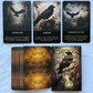 Оракул Інтуїція Ворона на 50 карток 8х12 см. Lintuition du Corbeau Jeu De cartes. Таро карти.