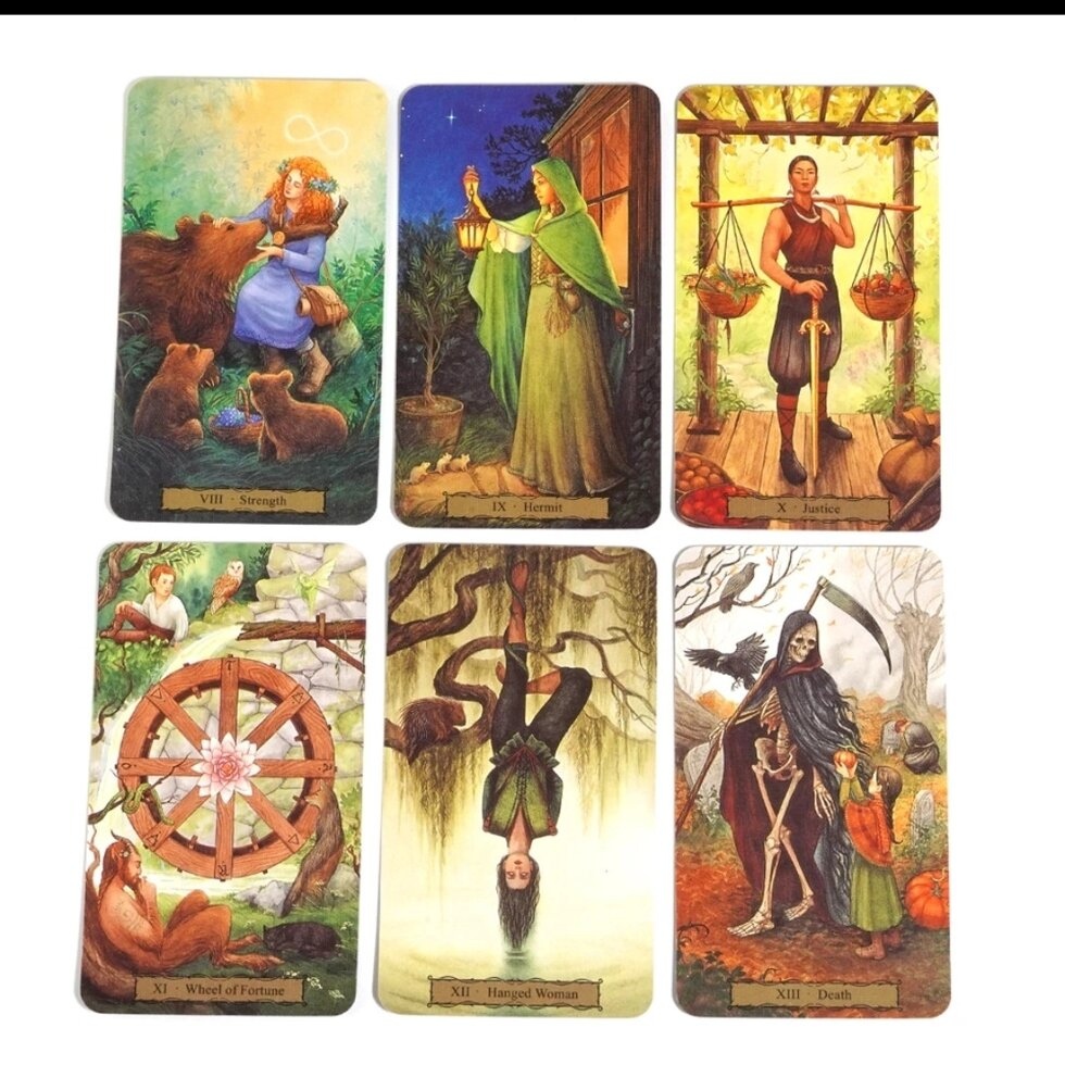 Таро відьом саду. Саші Грем. Tarot of the Witchs Garden Sasha Graham.