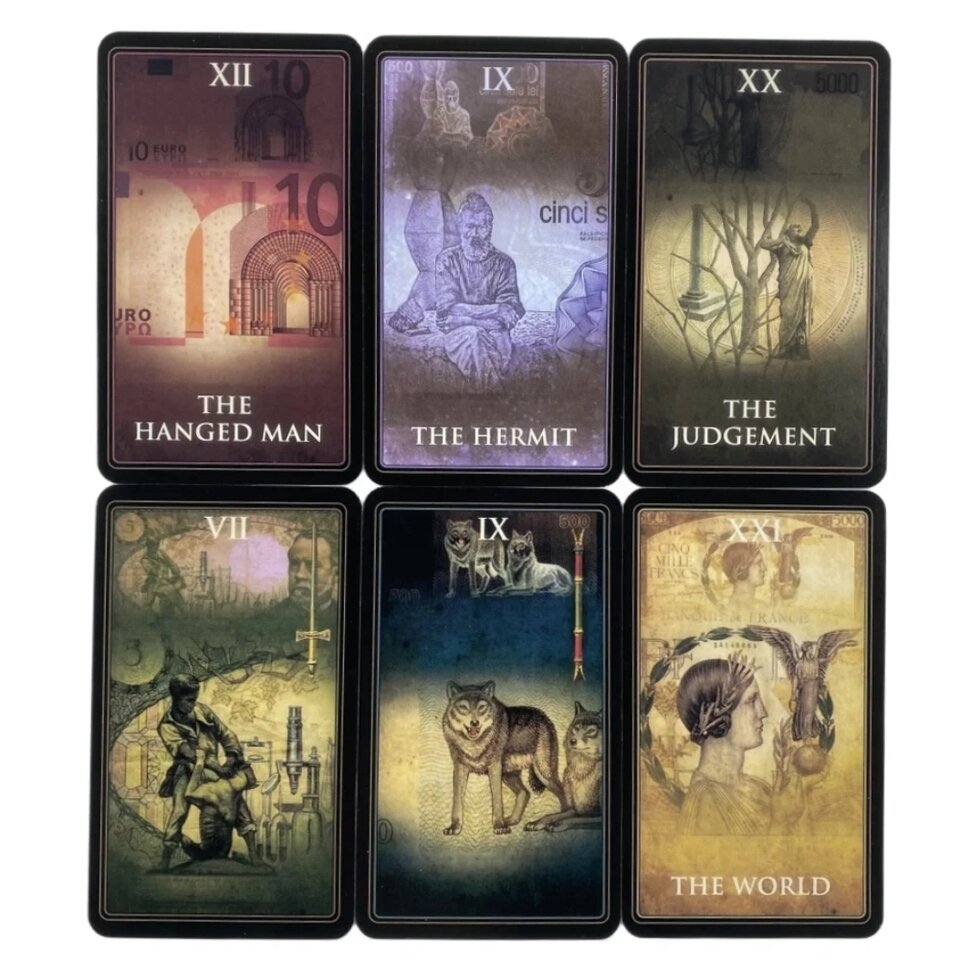 Грошове Таро. Євген Вініцький. Money Tarot by Eugene Vinitski 79 карт. Карти Таро.