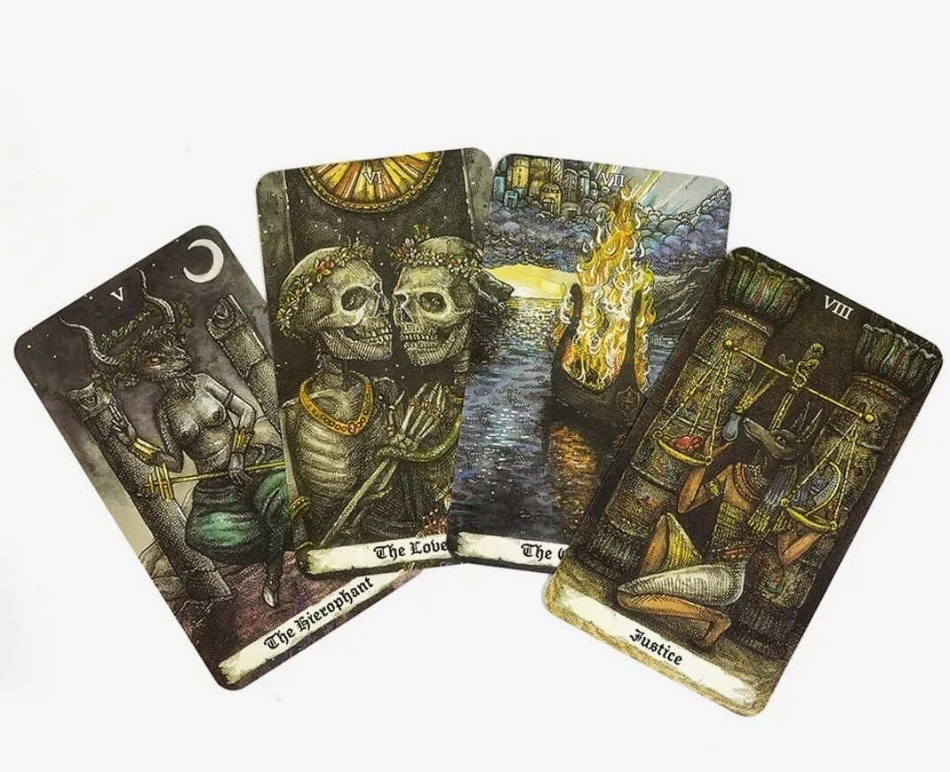 Таро Міфов та Легенд на 78 карт 10.5х6 см The Myths and Legends Tarot. Карти Таро