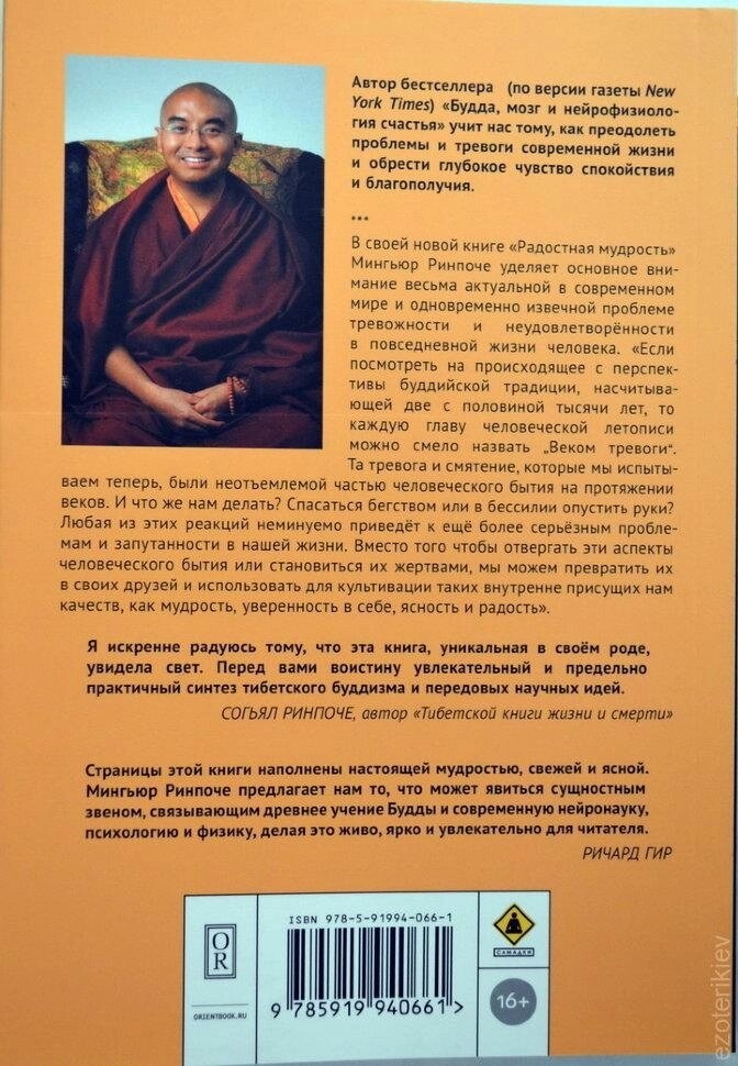 Радісна мудрість. Прийняття змін і отримання свободи. Йонге Миг'юр Рінче.