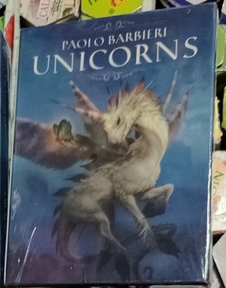 ЄДИНОРОГІ 34 карти оракул Паоло Барайері Паоло. Paolo Baraieri UNICORNS. Карти Таро.