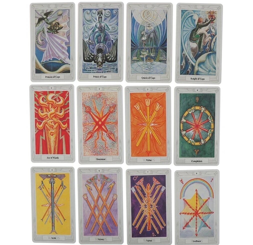 Тота Таро Алісера Кроулі ThothTarot Alester Crowley. Карти Таро.