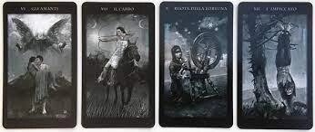 Таро Тьма Світа 78 карт 6 х 10 см. The Darkness of light Tarot. Карти Таро.