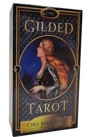 Позолочене Таро Чіро Маркетті 78 карт 10,5 х 6 см Ліза Паркер Gilded Tarot Карти Таро