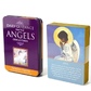Карти оракули ангелів Дорін Верче Angels oracle cards Doreen Virtue 44 штук у жерстяній коробці з позолоченим