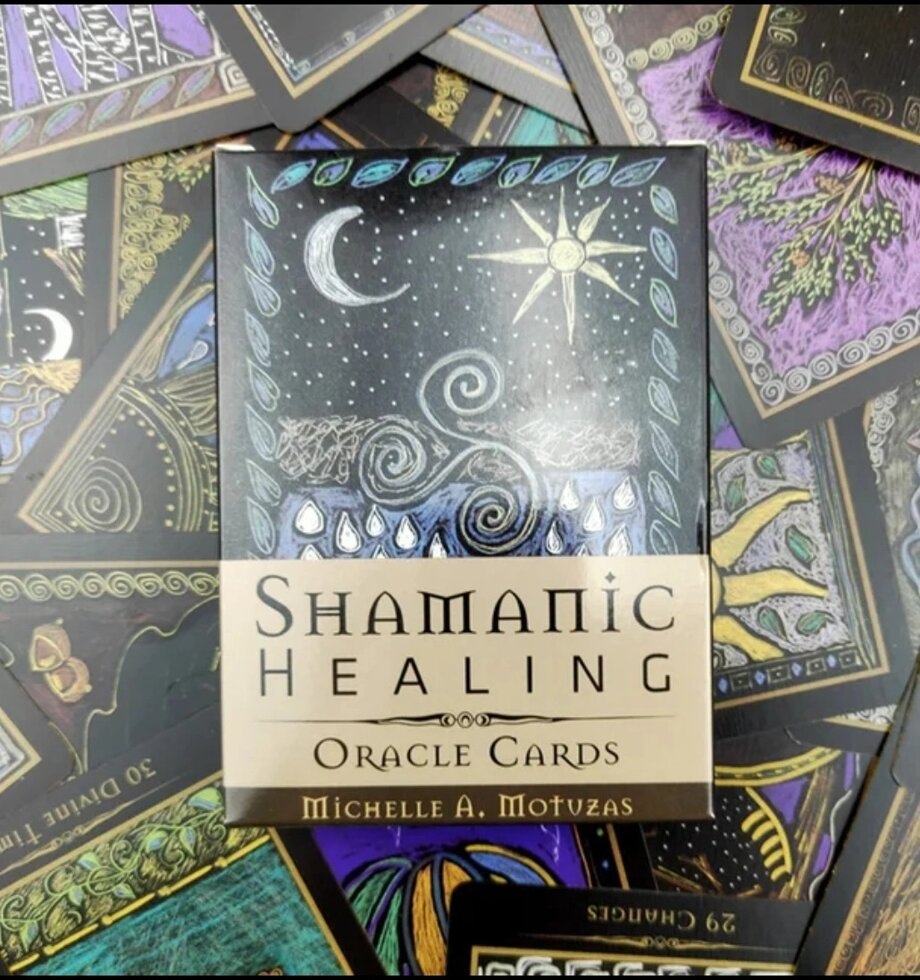 Шаманське Зцілення 44 картки-оракули Мішел Мотузас Shamanic Healing oracle cards Michelle Motuzas. Карти Таро.