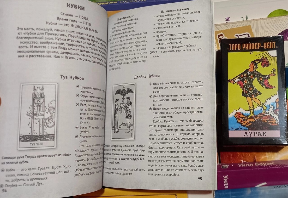 Таро Вейта: Глибока символіка карт. + Таро Райдер-Уейт: Дурак. Карти Таро.
