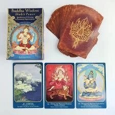Мудрость Будди. Шакти Павер. Палуба та путівник. Лаура Санті. Buddha Wisdom. Shakti Pawer. Deck & Guidebook. Карти Таро.