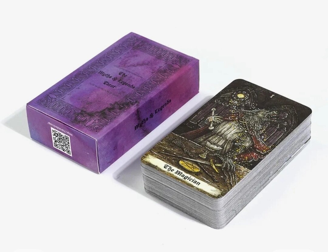 Таро Міфов та Легенд на 78 карт 10.5х6 см The Myths and Legends Tarot. Карти Таро