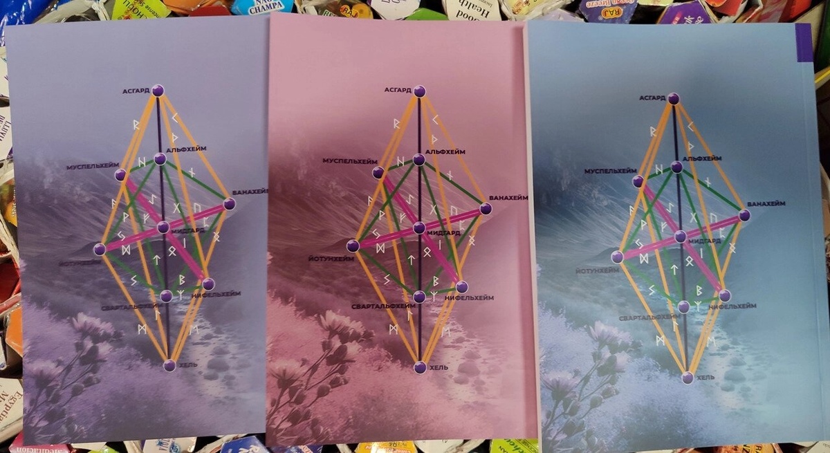 Руни розкривають таємницю світу. Ксіння менчиків 1-2-3 книги