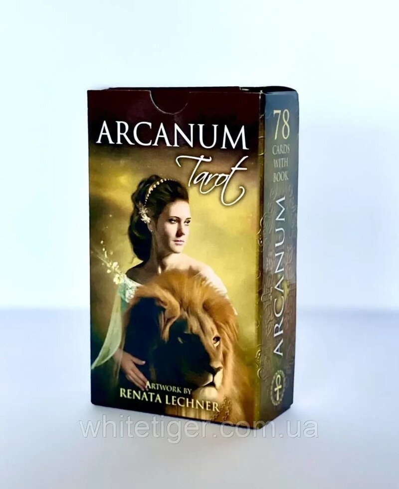 Арканум Таро Рената Лехнер видавництво ANKH 78 карток 12 х 6,5 см + брошура. Arcanum Tarot Renata Lechner. Карти Таро.