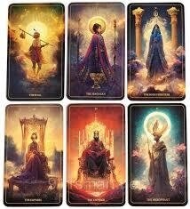 Гармонія колода Таро. 78 карт у жестяній коробці з позолотою. The Harmony Tarot Deck. Карти Таро.