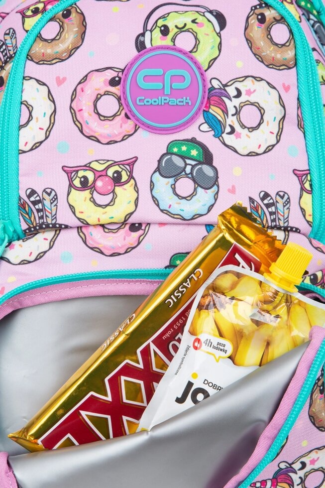 Рюкзак CoolPack з термокишенею Spіner HAPPY DONUTS 24 л 41x30x13 см