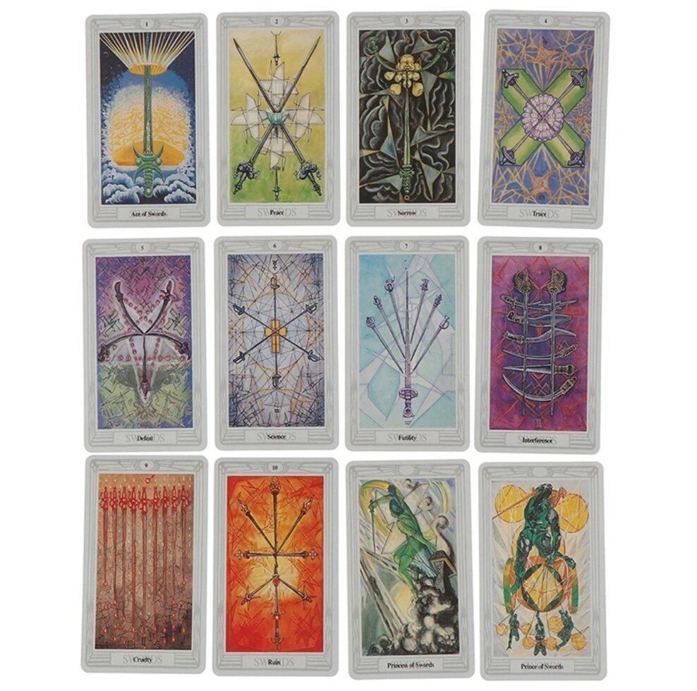 Тота Таро Алісера Кроулі ThothTarot Alester Crowley. Карти Таро.