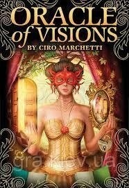 Оракул Бачень. Oracle of visions. Чиро Маркетті 52 карток + інструкція 140 стор. Карти Таро.