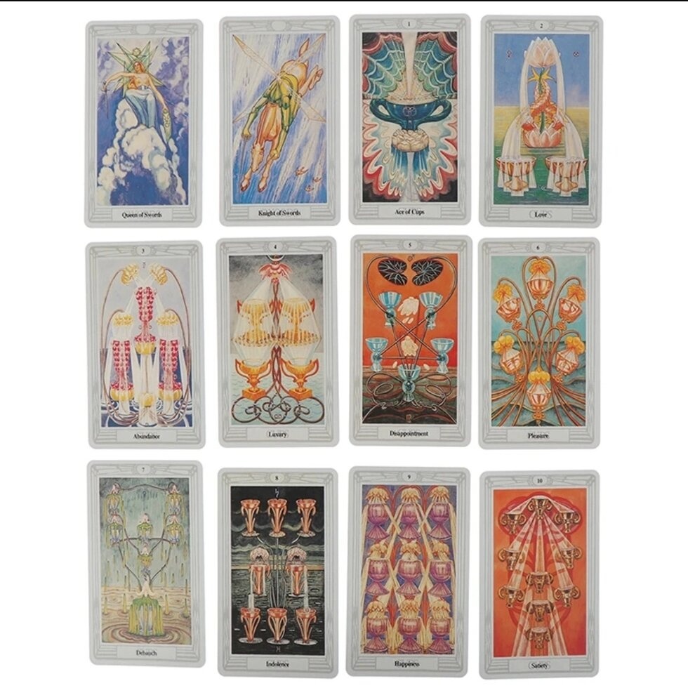 Тота Таро Алісера Кроулі ThothTarot Alester Crowley. Карти Таро.