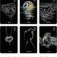 Клер Де Люн Ленорман 38 карт 8 х 5 см. Clair De Lune Lenormand. Карти Таро.