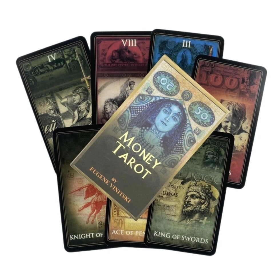 Грошове Таро. Євген Вініцький. Money Tarot by Eugene Vinitski 79 карт. Карти Таро.