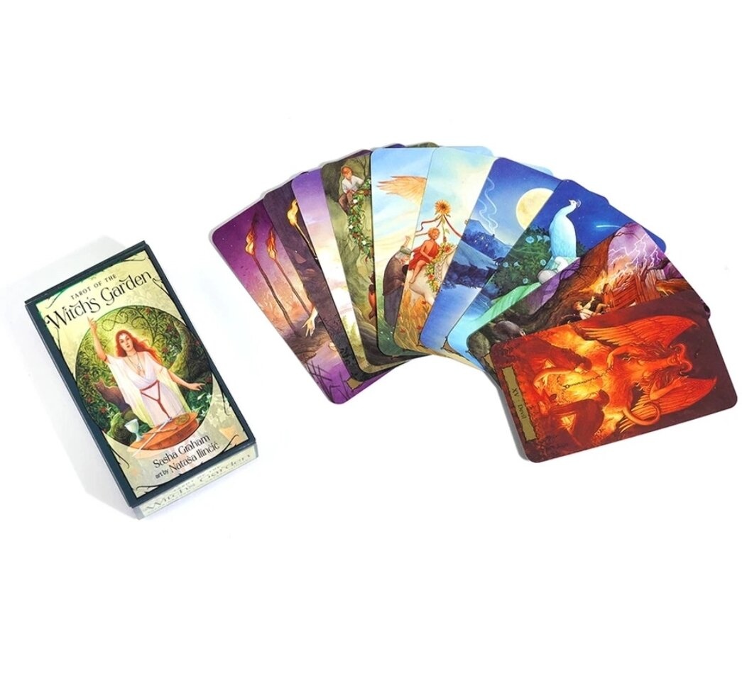 Таро відьом саду. Саші Грем. Tarot of the Witchs Garden Sasha Graham.