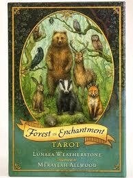 Таро Зачарованого Лісу 78 карт 10.5х6 см. Forest of Enchantment. Карти Таро.