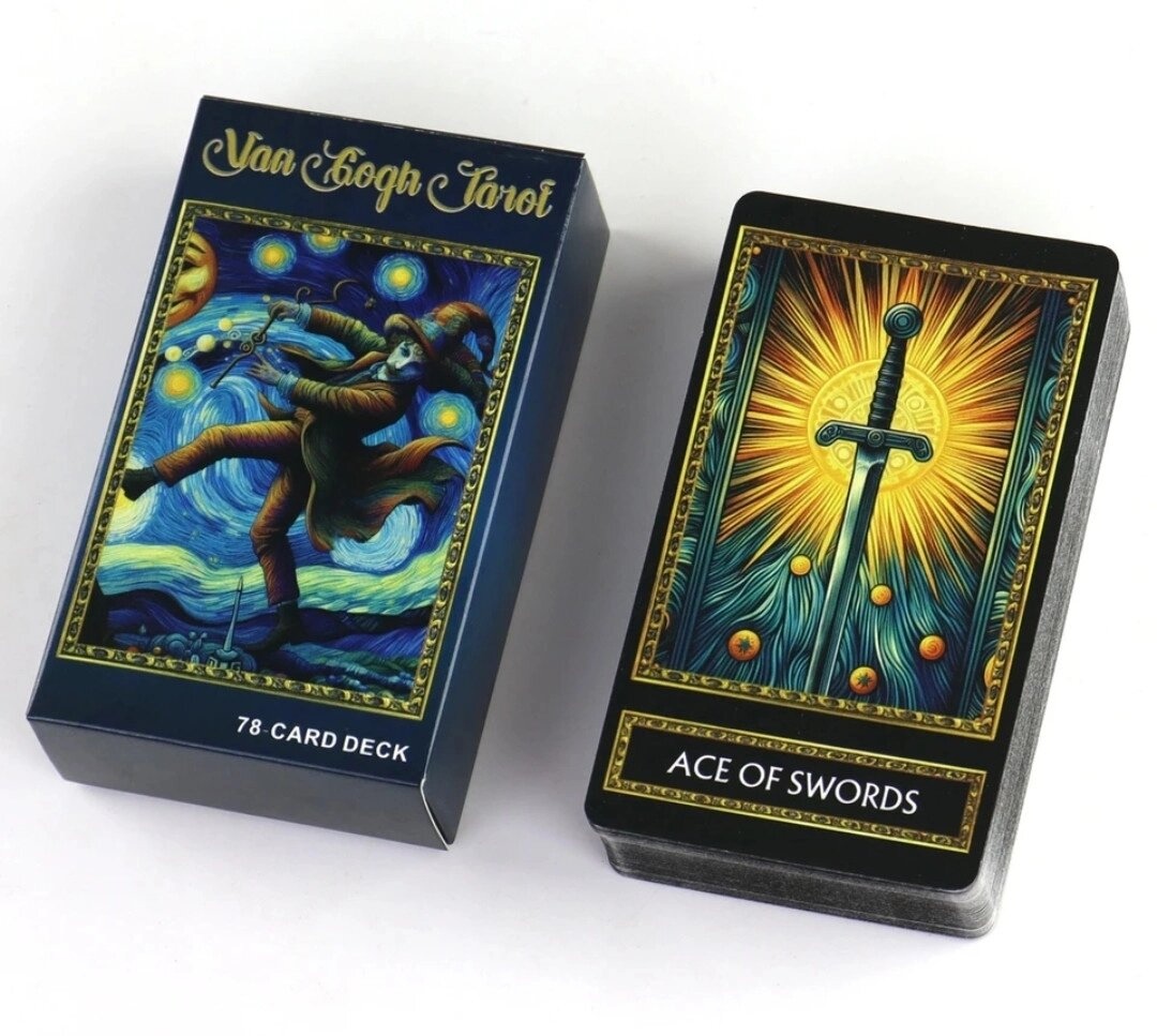 Ван Гог Таро на 78 карт 10.5 х 6 см. Van Gogh Tarot. Карти Таро.