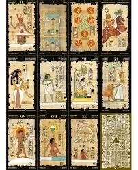 Єгипетське Таро 78 карток 10.5 х 6 см Egyptian Tarot. Карти Таро.