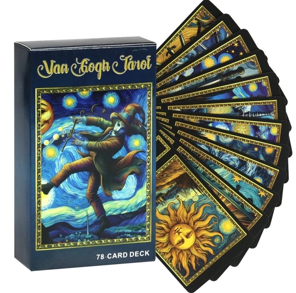 Ван Гог Таро на 78 карт 10.5 х 6 см. Van Gogh Tarot. Карти Таро.