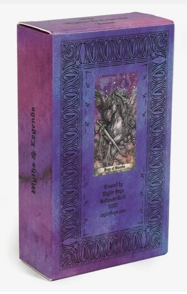 Таро Міфов та Легенд на 78 карт 10.5х6 см The Myths and Legends Tarot. Карти Таро