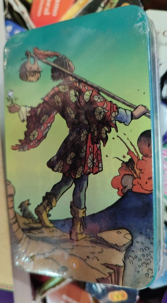 Таро Нового Бачення. Tarot of the New Vision. 78 штук у бляшаній коробці зі позолоченим тисненням. Карти Таро.