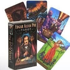 Едгар Аллан По Таро 78 карт 10.5 х 6 см. Edgar Allan Poe Taro. Карти Таро.